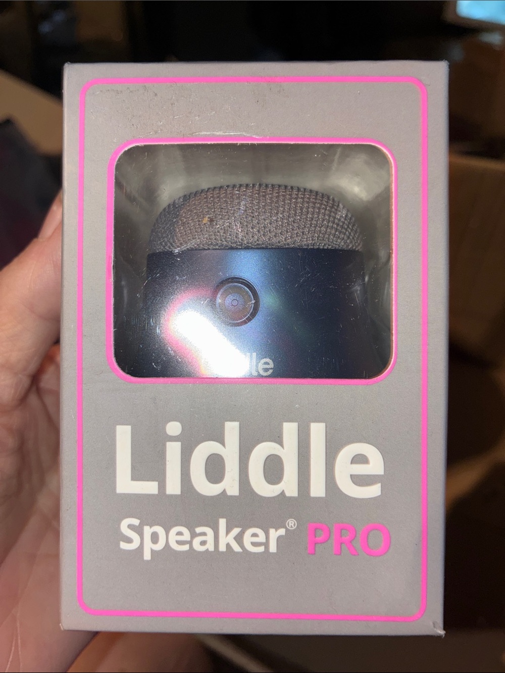 Liddle Speaker PRO Portable Speaker in blue and gray
